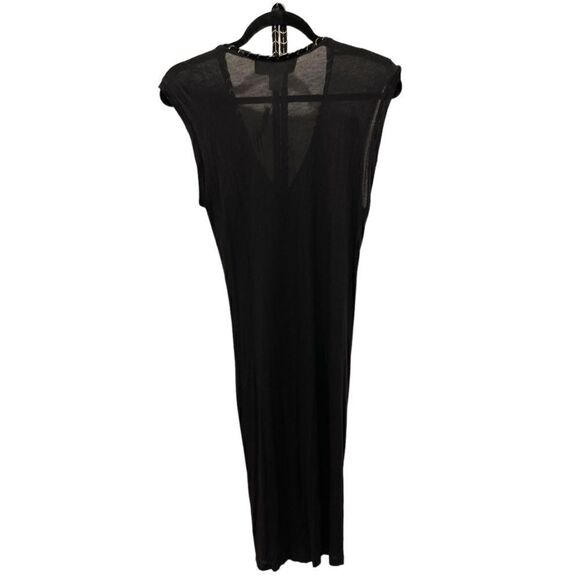 Sachin + Babi For Ankasa Black V Neck Chains Details Ruched Dress.Size S